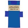 SoNiT home decor SONIT - Telo Mare con Angoli e Tasche 70x180cm con Cuscino - Telo Mare per Lettino con Elastici e Tasche Microfibra - Copri Lettino Spiaggia Azzurro