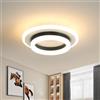 Pheashine Plafoniera LED Soffitto Moderna 24W Rotonda in Acrilico | Lampada da Soffitto LED per Soggiorno, Portico, Corridoio Con Luce Bianca Calda 3000K