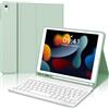 Occtingkind, Tastiera per iPad 10.2 pollici 9a/8a/7a gen (2019-2021), Custodia con Magnetica Staccabile Bluetooth Cover Tastiera iPad 10.2, iPad Pro 10.5, iPad Air 3, Italiano Layout, USB C, Verde
