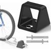 Ancable, Ancoraggio a parete per biciclette e moto, Ancoraggio a catena ad alta sicurezza in acciaio da 5 mm, Antifurto con viti in acciaio inossidabile 304, Ideale per montaggio a pavimento o a