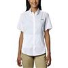 Columbia Women's Plus Size PFG Tamiami II Short Sleeve Shirt - White 2X