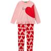 United Colors of Benetton Pig(Maglia+Pant) 3VD00P06Z Set di Pigiama, Rosa, 100 Bambina