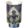 Hervit Lampada a LED da Tavolo in Vetro Cottage D10xH15 cm 4 Varianti (1pz) Blu