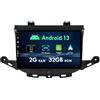 MISONDA Autoradio Android per Opel Astra K/Per Buick Verano GS 2015-2017 In Navigazione Cruscotto | Fotocamera posteriore GRATIS | 2G+32G |9 pollici GPS 2 Din | CON Controllo al volante WiFi DAB BT