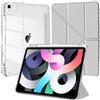 EspZanthic Custodia per iPad Air 11 Pollici M3/M2 (2025/2024) Cover, iPad Air 5a/4a 10,9 Pollici con Portapenne, 6-in-1 Molteplici Angoli di Visione, Trasparente Posteriore