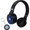 TECHMADE Inter -Cuffie Senza Filo Cuffie Wireless Over-Ear Bluetooth Senza Fili Pieghevoli, con Microfono Incorporato, HiFi Stereo, Micro SD Slot, FM Radio per iPhone/Android/Viaggio/PC (+ localizzatore)
