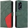 DESSEN Cover per OPPO A98 5G con Anello Magnetico, Custodia Antiurto Morbida in Silicone e Obiettivo Case, Guscio Supporto Bumper. Nero