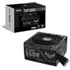 ASUS TUF Gaming 550 W Alimentatore Bronze con Certificazione Military Grade, PCB Rinforzato, Ventola Axial Tech, Tecnologia 0dB, Cavi Sleevati, 6 Anni di Garanzia, Nero, 550 W