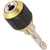 Generic Supporto bit gambo esadecimale, asta di estensione autobloccante a sgancio rapido esagonale | Estensione della punta di perforazione auto-bloccante-Supporto bit di estensione di perforazione