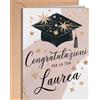 Greeting Cards for Everyone Biglietto Laurea - Biglietto Auguri Laurea Uomo o Donna Originali - Bigliettini Auguri Diploma Maturità - Regali per la Laurea Donna - Biglietto Congratulazioni Esame Di - Per La Tua Laure - EU 75