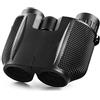 Generic Mini binocolo 10x25 HD per adulti e bambini, binocolo pieghevole compatto con visione notturna in condizioni di scarsa illuminazione, binocolo impermeabile per birdwatching, tiro a segno
