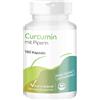 Vitamintrend Curcumina e piperina - 180 capsule - Per 6 mesi - Vegan - Standardizzato a 95% di curcuminoidi | Vitamintrend®