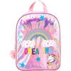 TDL Zaino da viaggio con unicorno arcobaleno e tasca frontale extra, 32 cm (Always Dreaming), rosa, Taglia unica