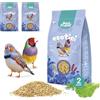 Best Friend Mangime Completo per Uccelli Esotici con Semi di Cicoria, Lattuga e Finocchio, Confezione da 2 pacchi. Mangime per gli uccelli con Ingredienti Naturali, Qualità 100% Made in Italy