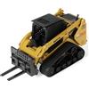 SHINESIGNAL Muletto Giocattolo con Cingolata Compatta, 1/50 Cantiere Veicolo Da Costruzione, Macchina da Costruzione, Giocattolo per Bambini Anni, Regalo di Compleanno Giocattoli-Yellow