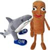 Dlishka Italian toy Brainrot Peluche,Divertente Tralalero Tralala Peluche,Tung Tung Tung Sahur Plushie Morbido Per Bambini E Adulti,Idea Regalo Per Fan Collezionisti. (2PCS)
