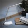 EMOS Lampada da tavolo a LED AMY 5 W, luminosità 200 lm, batteria agli ioni di litio 800 mAh, durata 35 ore, design in pelle, supporto per mani, dimmerabile, colore luce regolabile (3000 - 6500 K),