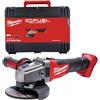 Milwaukee 15975009 Smerigliatrice angolare a Batteria M18 FSAGV125XB-0X, Rosso e Nero