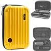 Fenmaru Piccola custodia rigida per il trasporto compatibile con DJI Osmo Pocket 3, Borsa di stoccaggio Protable Custodia di protezione con cinturino laterale Corda da polso (Chrysanthemum Yellow)