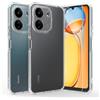 Fyriswho Cover per Xiaomi Redmi 13C 4G Custodia con 1 Pellicola Protettiva in Vetro Temperato, Gomma Gel di Silicone Liquida Antiurto Custodia per Xiaomi Redmi 13C 4G (6.74) - Trasparente