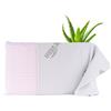 MaxxGoods Cuscino ortopedico piatto [lavabile] in schiuma gel Visco + rivestimento in cotone + rivestimento protettivo in Aloe Vera - Cuscino cervicale per supporto HWS - Cuscino per neonati e bambini