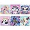 SZSMW 6 Pittura Diamante Bambina - Diamond Painting Bambini - Diamond Painting Animali - Perfetto per Decorare Il Tuo Soggiorno,Camera da Letto,Cucina E Adatti A Familiari,Amici O Colleghi（15 * 15cm）
