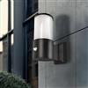 Miratic Applique da Parete Esterno per Facciate Balconi Terazze Giardini IP54 Lampada da Esterno a Parete Attacco E27 Lampadina non Inclusa Lampada da Muro Colore Nero (con sensore di movimento)