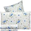 Riad Arredo Set Lenzuola Letto Matrimoniale 100% Cotone PERCALLE - Completo Letto Morbido in Prezioso Percalle (Venezia Bluette)