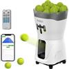 PUSUN Macchina portatile per palline da tennis, PT-Mini Pro, per pratica e allenamento, supporta app e telecomando per regolare velocità e angolo; contiene 65 palline in una volta, facile da usare