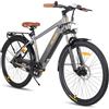 HILAND 26 pollici, 250 W, batteria elettrica 36 V, 7,8 Ah, bicicletta elettrica per uomini e donne con telaio in acciaio ad alto carbonio, per adulti，Pendolarismo urbano，grigio