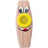 Plaschke Instruments Plaschke Kazoo - Gioco di canto in legno di larice, fatto a mano in Alto Adige, Italia, senza vernici, per bambini e adulti (giallo)