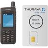 OSAT Telefono satellitare Thuraya XT-PRO Dual + SIM Prepagata NOVA da 10 unità | Validità 30 giorni | Robusto | Impermeabile | GPS | Lunga durata della batteria | Dual-SIM | Affidabile per avventure