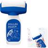 Wffeila Rullo per pittura bianca,500 g Vernice Bianca Muro Interno,Rullo per Vernice Bianca,Mini Rullo per Ritocchi Parete,Rullo per Piccole Riparazioni di Graffi e Macchie su Pareti (blu)