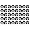 Hsthe Sea 40 pack Guarnizione per tubo flessibile O Ring Filtro a rete Soffione doccia Guarnizione in acciaio inossidabile Rondelle in gomma con griglia filtro per soffione doccia da 1/2 pollice