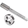 CoCud Maschio e Stampo Set, M11 x 0.75 Filo, Metrico Alta-Velocità Acciaio Macchina Vite Maschio & Rotondo Stampo Foratura Maschiatura Riparazione, 1-Set