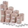 MEDca Fasce Elastiche per Bende di Compressione - Rotolo di Bende di Primo Soccorso Misura 2, 3, 4, 6 x 5 Piedi con 4 Ganci Extra Fasce Elastiche per Sport Atletici per Caviglie, (Confezione da 8)