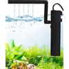 ZITFRI 4in1 Filtro Acquario 60 Litri Filtro Interno Acquario Pompa Acquario Silenzioso e Potente con Flusso Massimo di 300L/H Filtro Acquario Tartarughe d'Acqua Adatto per Acquario Fino a 60L