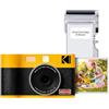 KODAK Mini Shot 2 ERA 4PASS - Fotocamera istantanea 2 in 1, 5,3 x 8,6 cm, colore: Giallo