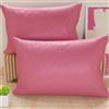 PETTI Artigiani Italiani - Coppia di Federe Cuscino 50x80 cm in Microfibra, Cuscini Arredo Camera da Letto, Divano, Set 2 Fodere Copricuscino, Federa Tinta Unita Fucsia, 100% Made in Italy