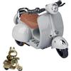 MeYuxg Accessori per La-bu, Gioco di Scooter-Moto per Il Mostro, Have a Seat, Una Moto con luci e Musica, Regali per Ragazzi e Ragazze (Grigio)