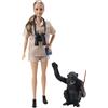 Barbie Signature - Bambola da collezione inspirata a Jane Goodall della línea Inspiring Women Giocattolo per Bambini 6+, Adulti e Collezionisti, HCB83