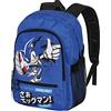 KARACTERMANIA Sonic The Hedgehog - SEGA -Sonic On the Run-Zaino Fight FAN 2.0, Blu, 31 x 44 cm, Capacità 24 L