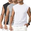Suwangi 3 Pezzi Canotte da Uomo Sportiva Palestra Canotte Senza Maniche Allenamento Running Bodybuilding Smanicato