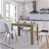 MOBCANT Tavolo da Pranzo, Tavoli allungabili Tavoli girevoli Tavoli alti Tavoli pieghevoli Utilizzabile per Albergo Appartamento Cucina Sala da pranzo Rovere Sonoma 120x60x76cm in Legno Multistrato