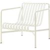 Hay - Poltrona bassa Palissade - Bianco - Acciaio - Designer Ronan & Erwan Bouroullec