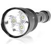L'lysColors Super-luminoso 3800 lumen 3 x CREE XM-L T6 LED 5 modalità Torcia Torcia con Ampia tubo by L'lysColros®