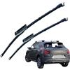 SHS wipers Lame tergicristallo SHS anteriori compatibili con Citroen C4 Cactus dal 2010 in poi, con ugelli lavavetro HY-098..