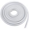 Azatemgo Guarnizione Porta Auto 10M, Guarnizione a U per Bordi, PVC Bianco