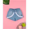 Prénatal Shorts bimba denim con frill sangallo