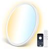 Aphyni Plafoniera LED,33W Ø40cm 3000K-6500K,con oscuramento tramite telecomando,controllo intelligente tramite app,adatta per cucina,ufficio,camera da letto, balcone